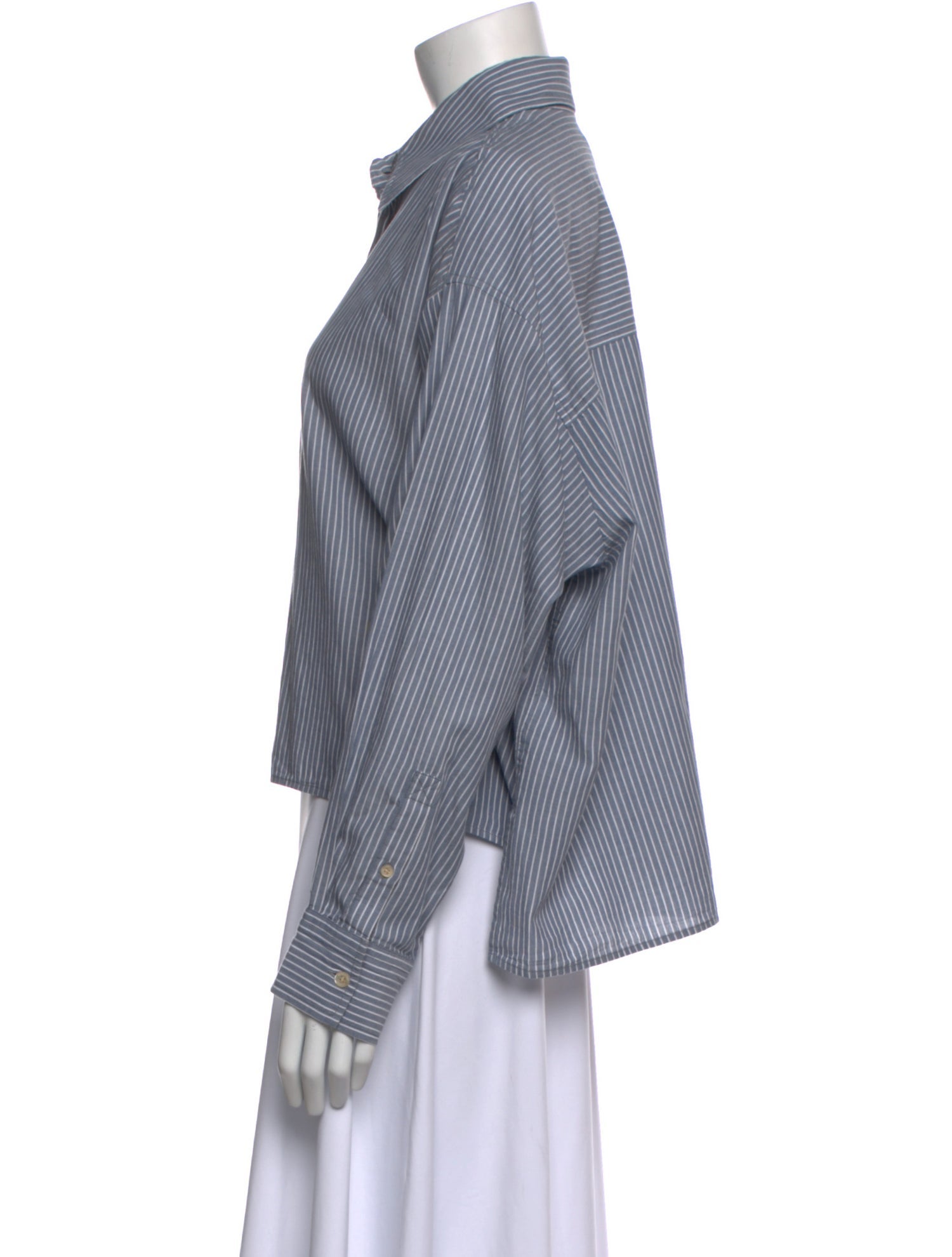 Étoile Isabel Marant Striped Long Sleeve Button-Up Top