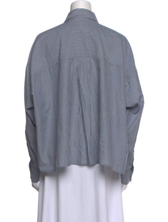Étoile Isabel Marant Striped Long Sleeve Button-Up Top