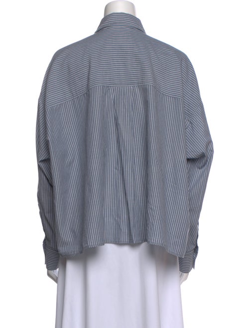 Étoile Isabel Marant Striped Long Sleeve Button-Up Top