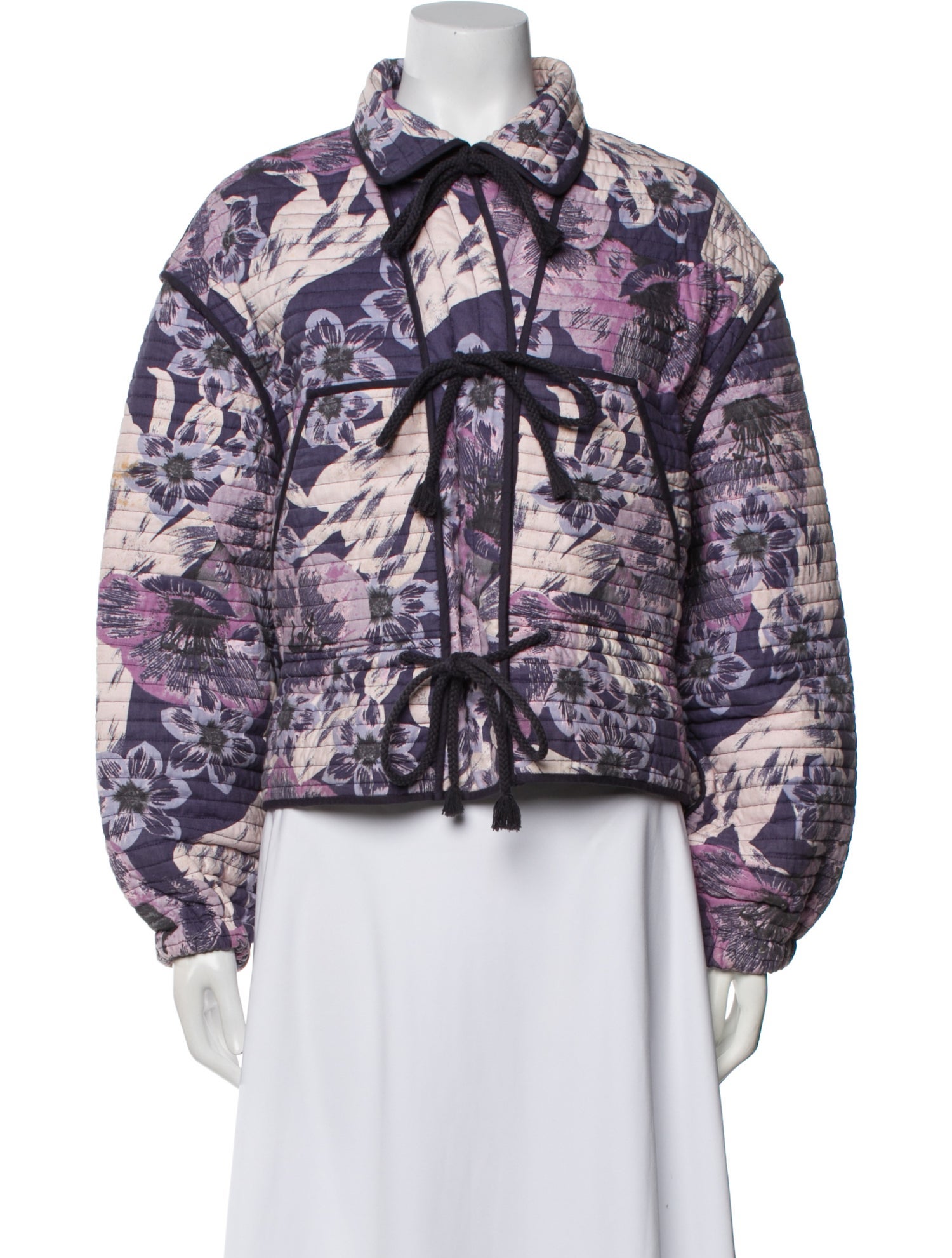 Étoile Isabel Marant Floral Print Bomber Jacket