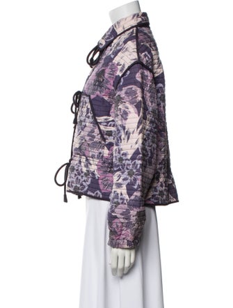 Étoile Isabel Marant Floral Print Bomber Jacket