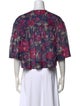Étoile Isabel Marant Floral Print Crew Neck Blouse