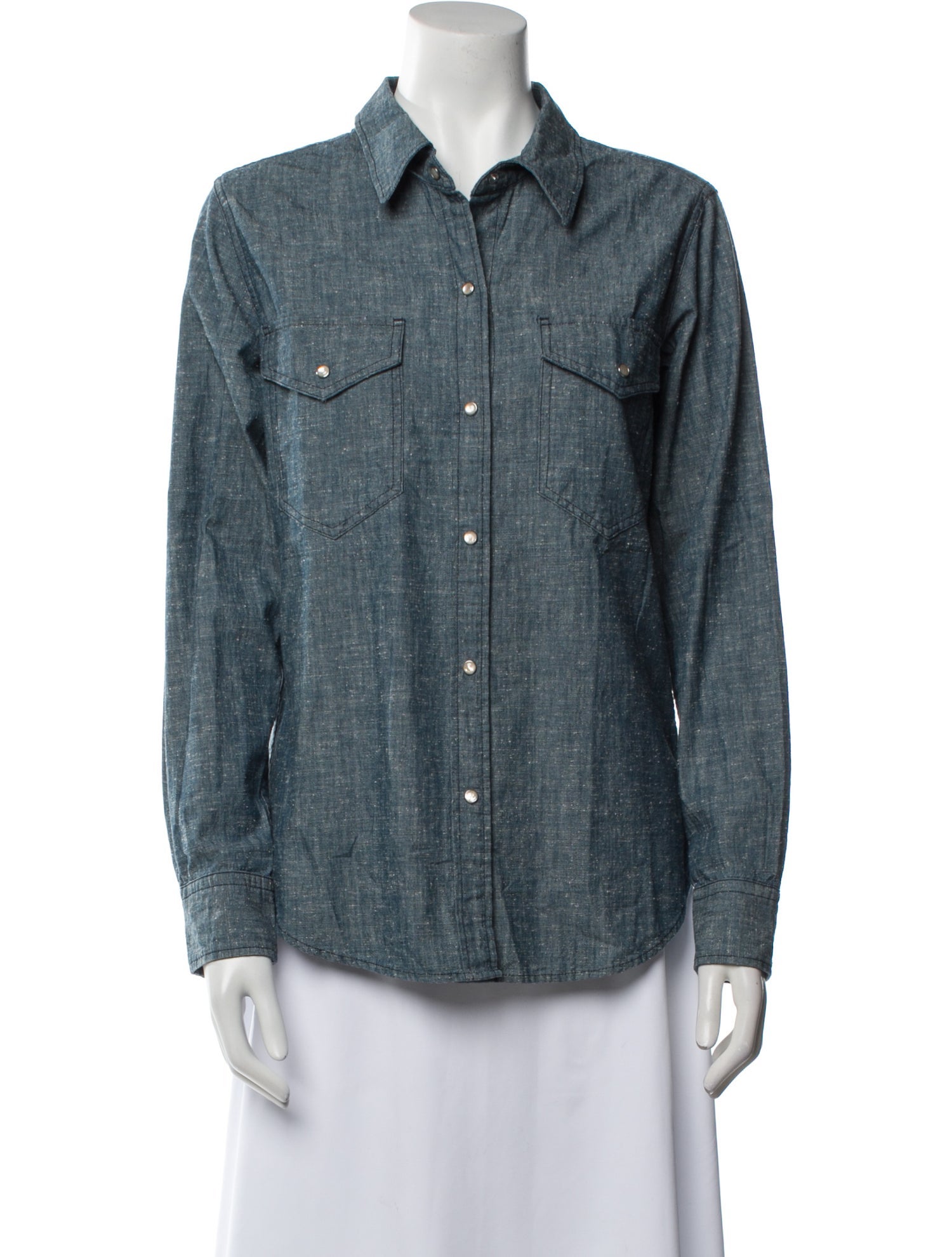 Étoile Isabel Marant Long Sleeve Button-Up Top