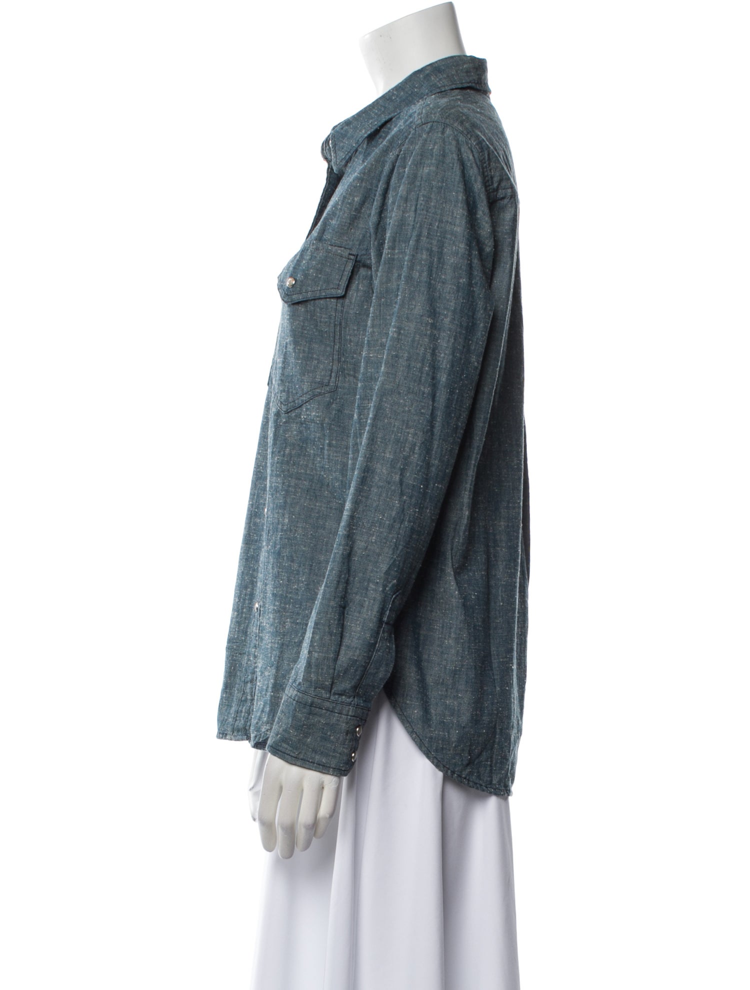 Étoile Isabel Marant Long Sleeve Button-Up Top