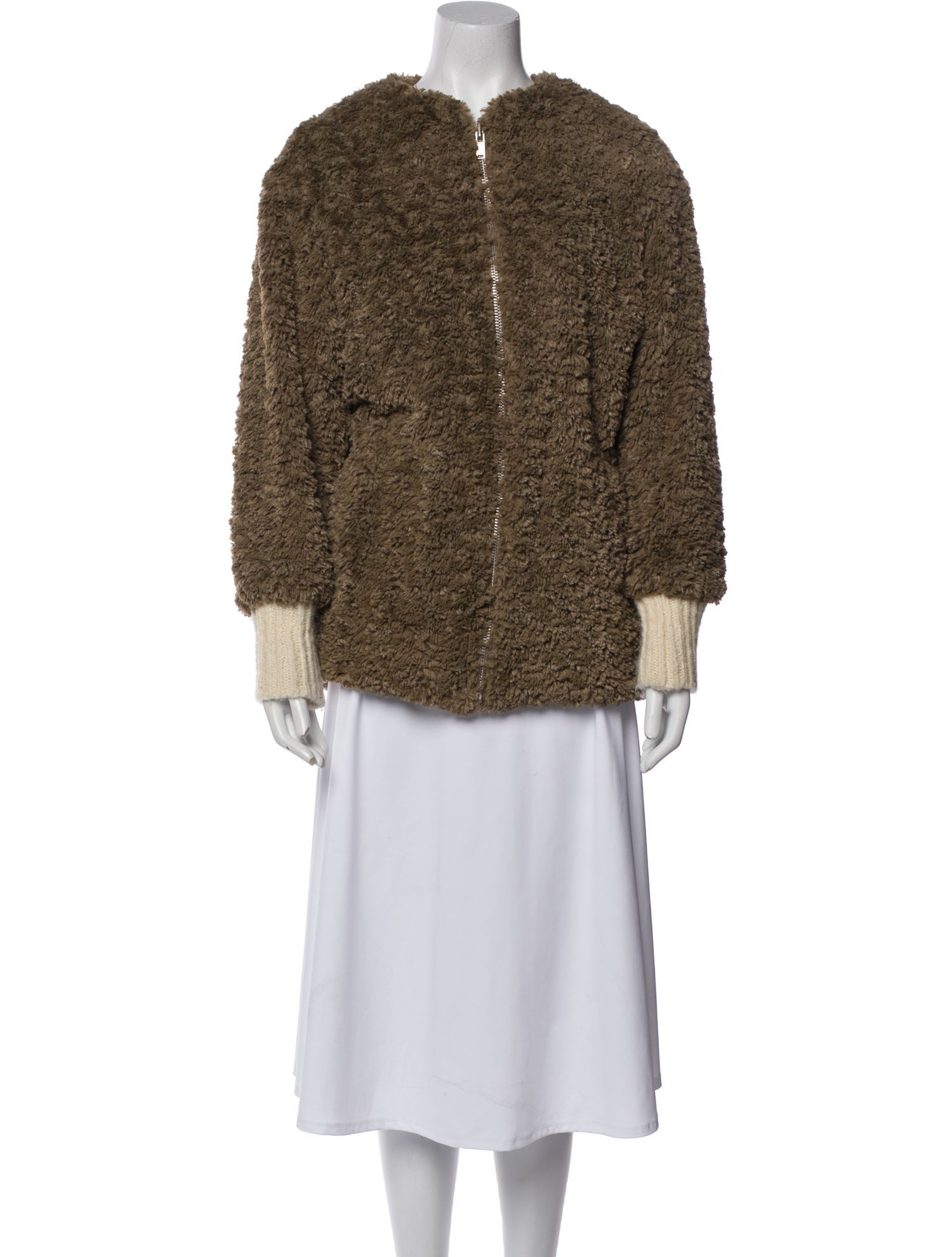 Étoile Isabel Marant Printed Faux Fur Jacket