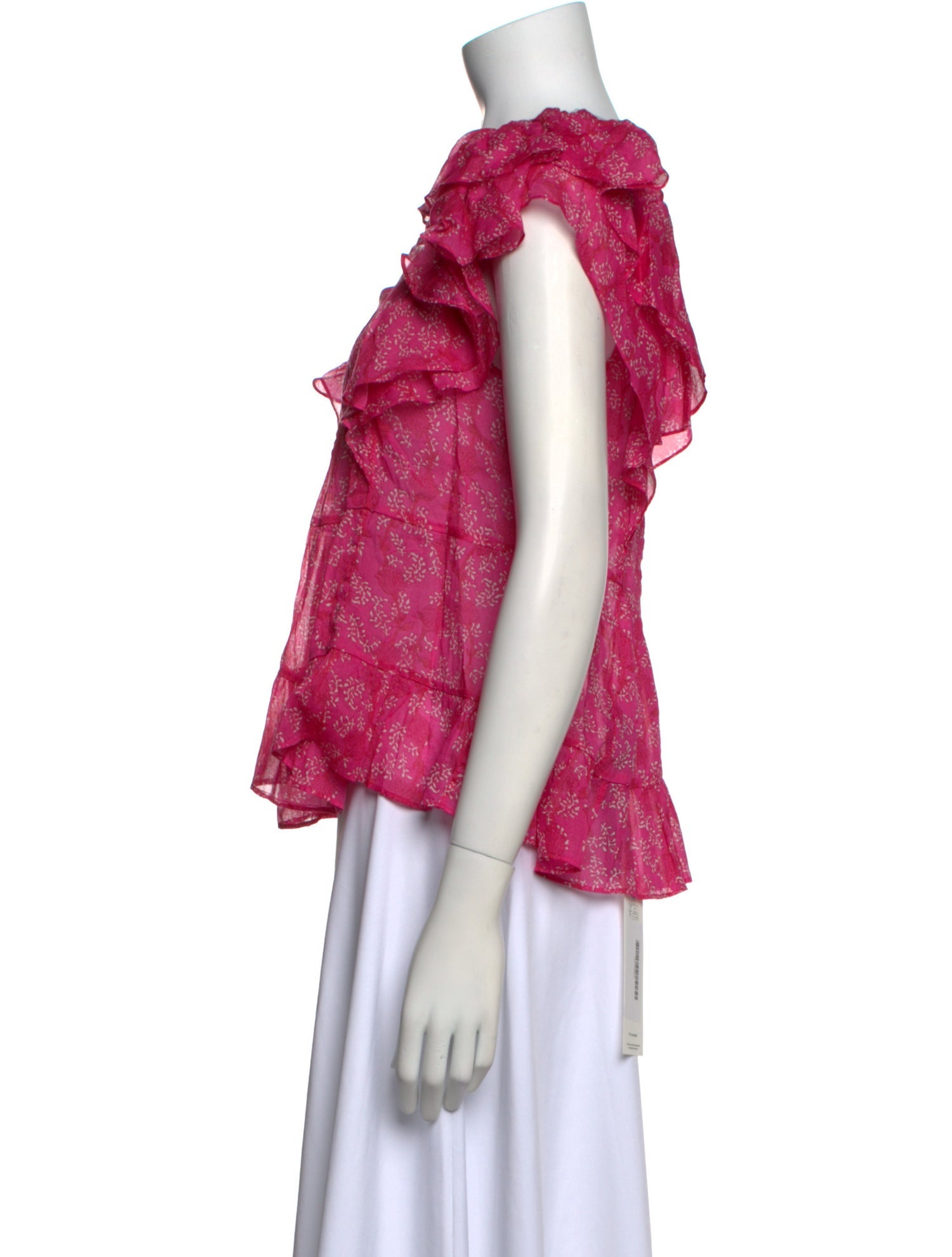 Étoile Isabel Marant Floral Print V-Neck Blouse