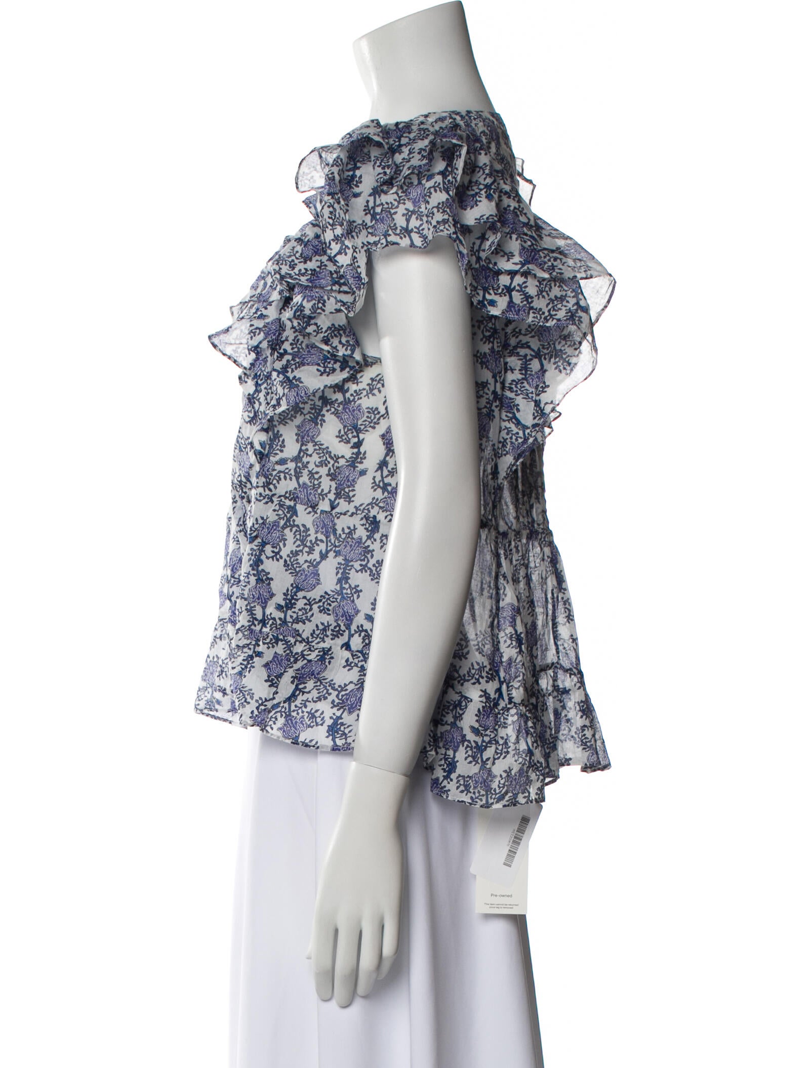 Étoile Isabel Marant Floral Print V-Neck Blouse