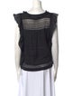 Étoile Isabel Marant Scoop Neck Short Sleeve Blouse