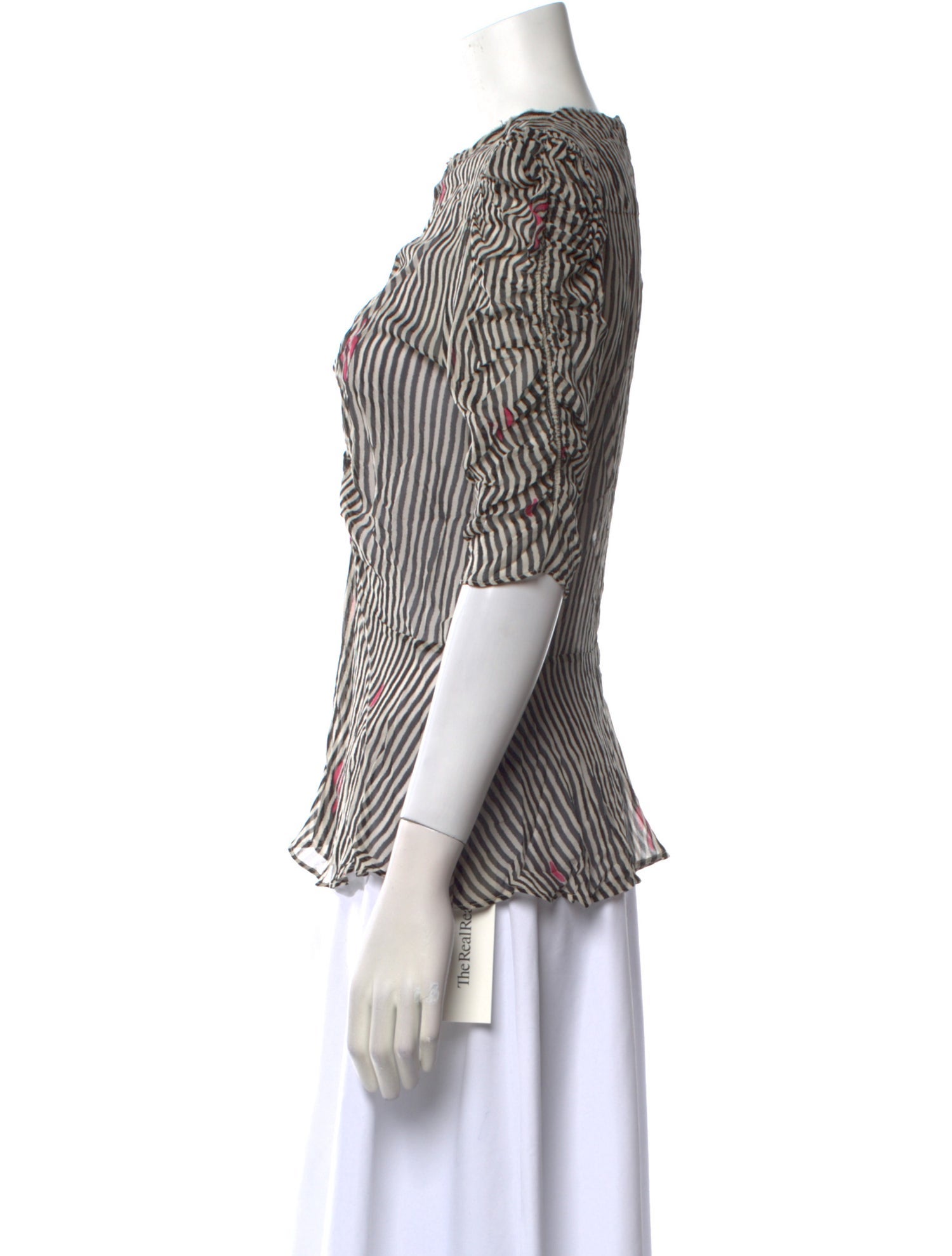 Étoile Isabel Marant Striped Bateau Neckline Blouse