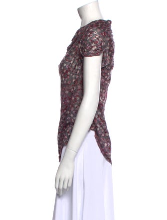 Étoile Isabel Marant Printed Cowl Neck T-Shirt