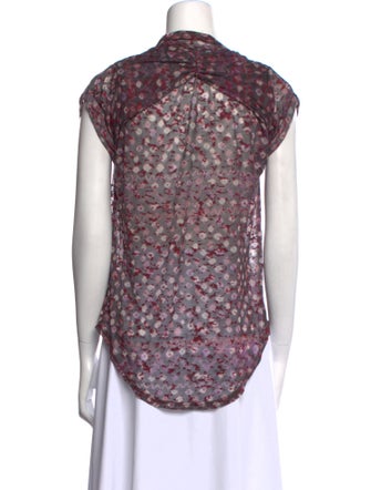 Étoile Isabel Marant Printed Cowl Neck T-Shirt