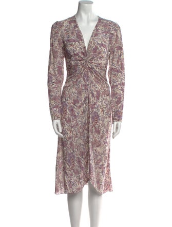Étoile Isabel Marant Paisley Print Midi Length Dress
