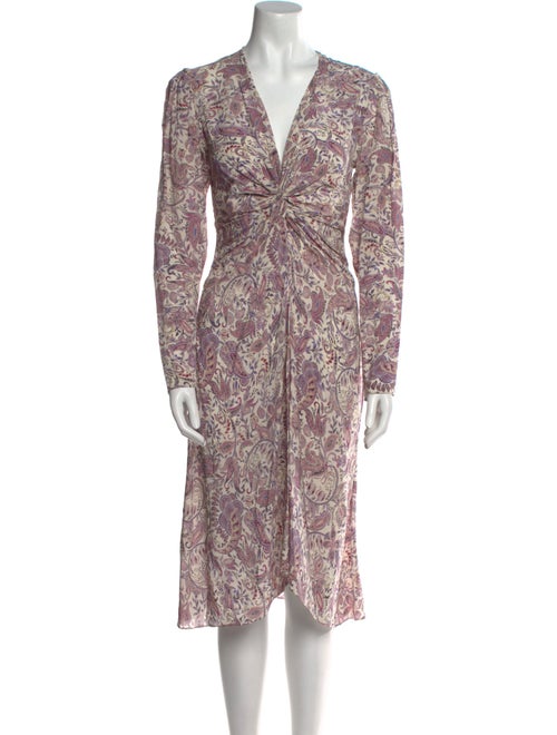 Étoile Isabel Marant Paisley Print Midi Length Dress