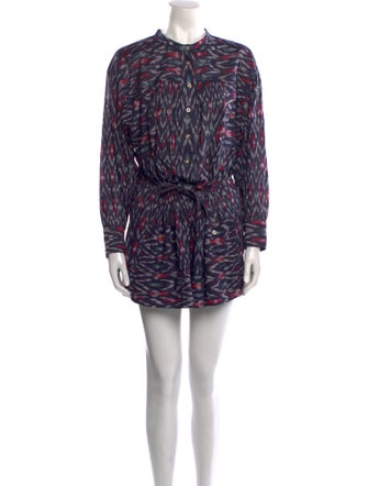 Étoile Isabel Marant Printed Crew Neck Romper
