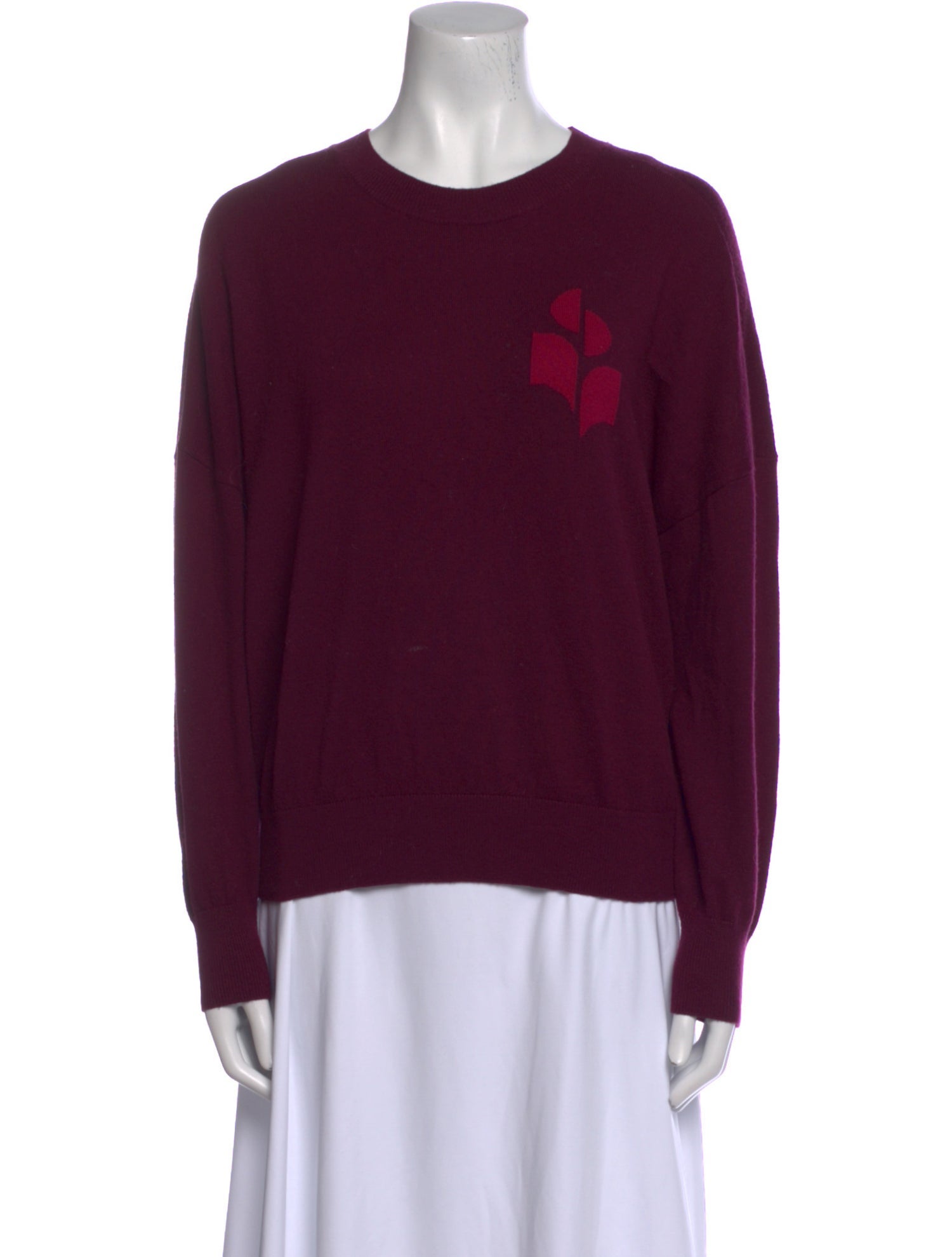 Étoile Isabel Marant Graphic Print Scoop Neck Sweater