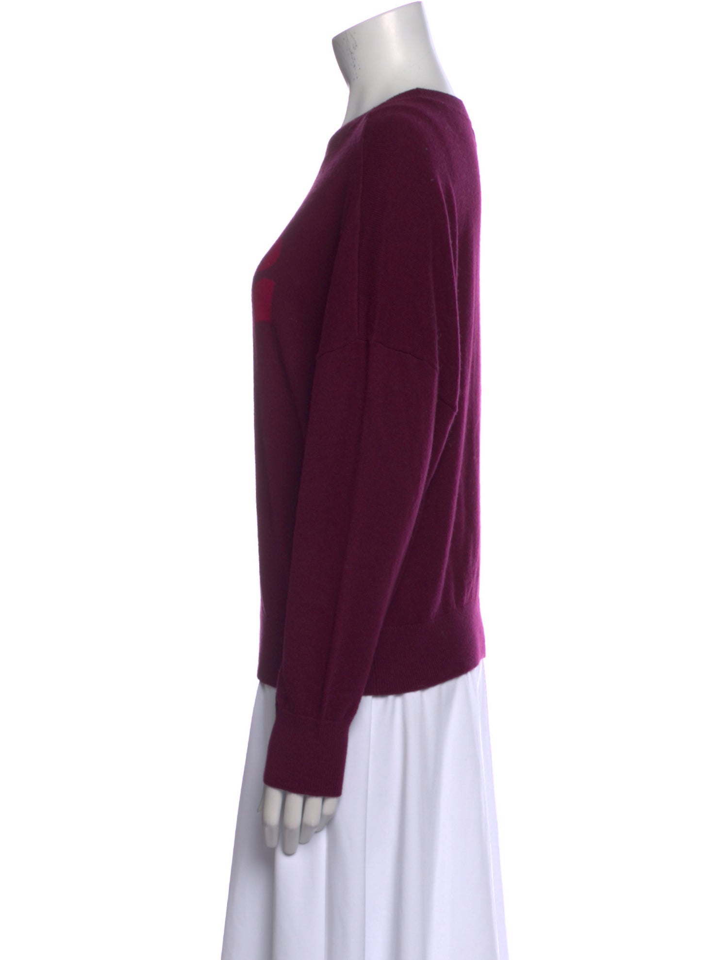 Étoile Isabel Marant Graphic Print Scoop Neck Sweater