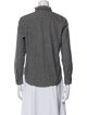 Étoile Isabel Marant V-Neck Long Sleeve Button-Up Top
