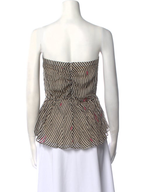 Étoile Isabel Marant Striped Strapless Top