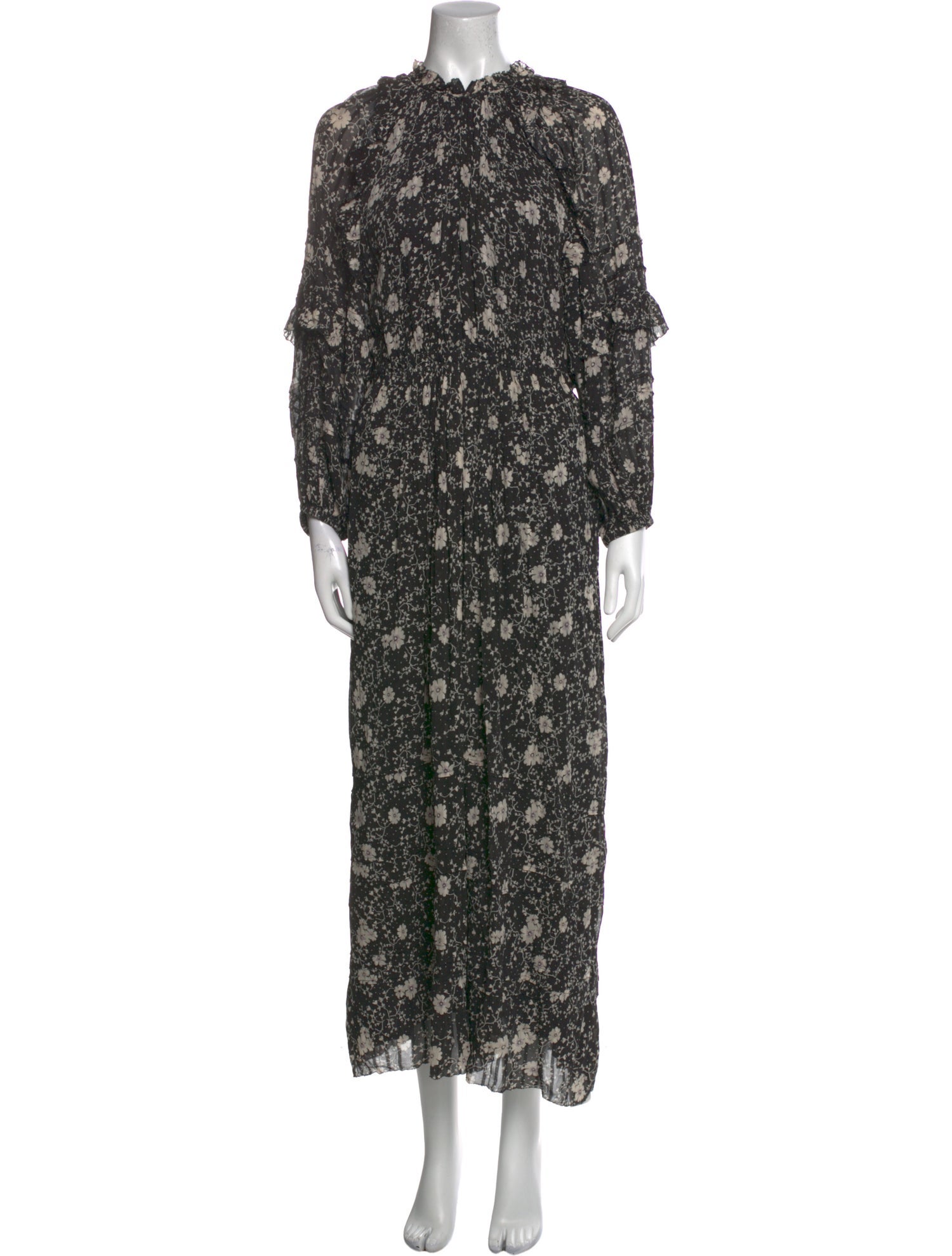 Étoile Isabel Marant Floral Print Long Dress