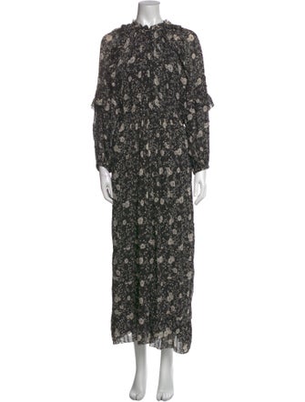 Étoile Isabel Marant Floral Print Long Dress