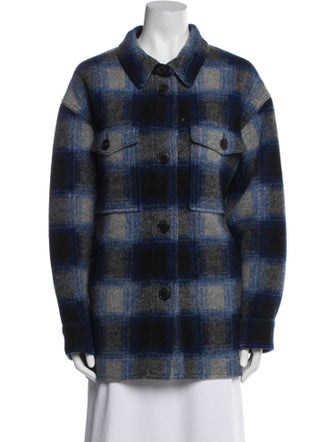 Étoile Isabel Marant Plaid Print Jacket