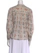 Étoile Isabel Marant Paisley Print Mock Neck Blouse