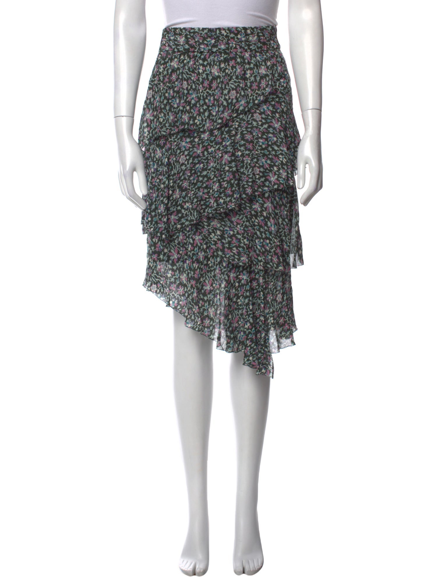 Étoile Isabel Marant Floral Print Knee-Length Skirt