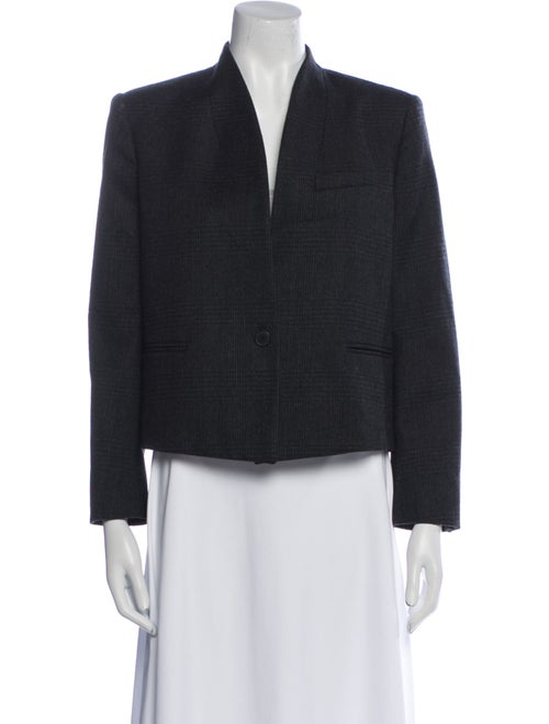 Étoile Isabel Marant Wool Plaid Print Blazer