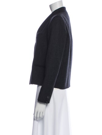 Étoile Isabel Marant Wool Plaid Print Blazer