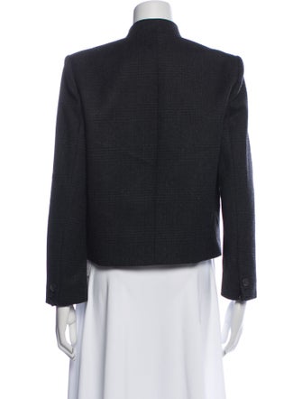 Étoile Isabel Marant Wool Plaid Print Blazer