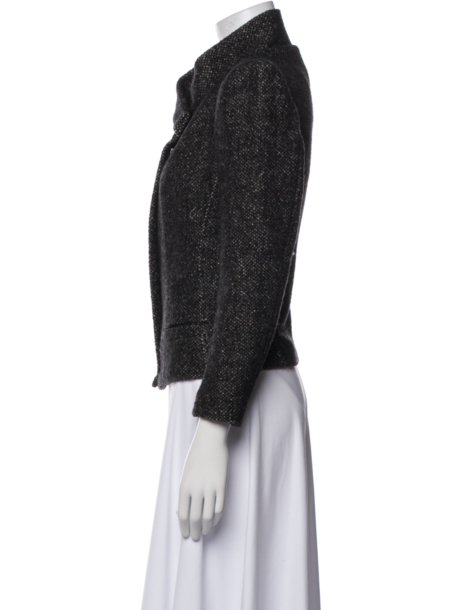 Étoile Isabel Marant Virgin Wool Tweed Pattern Evening Jacket