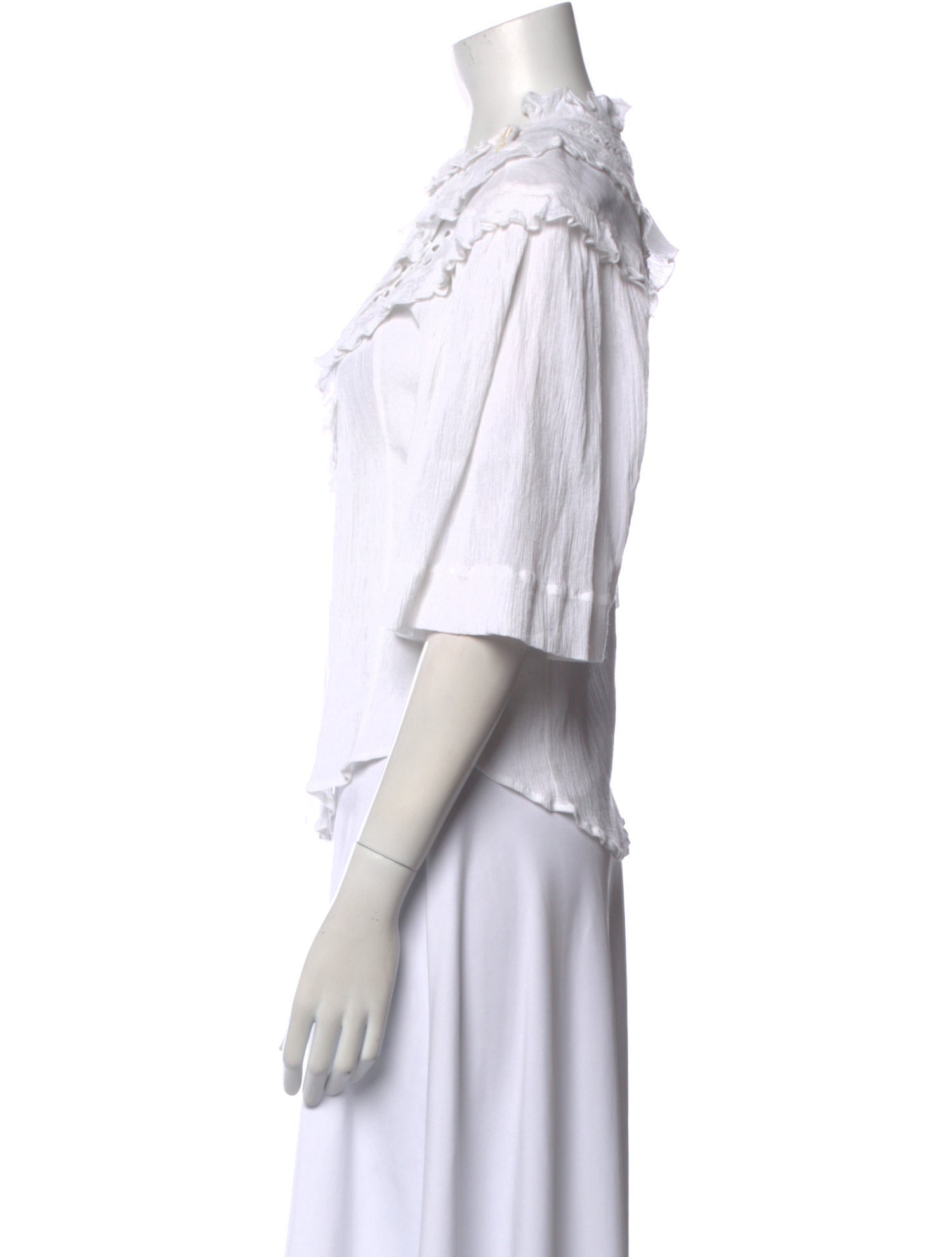 Étoile Isabel Marant Silk Mock Neck Blouse