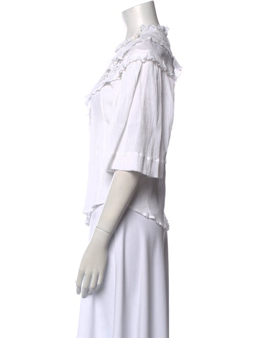 Étoile Isabel Marant Silk Mock Neck Blouse