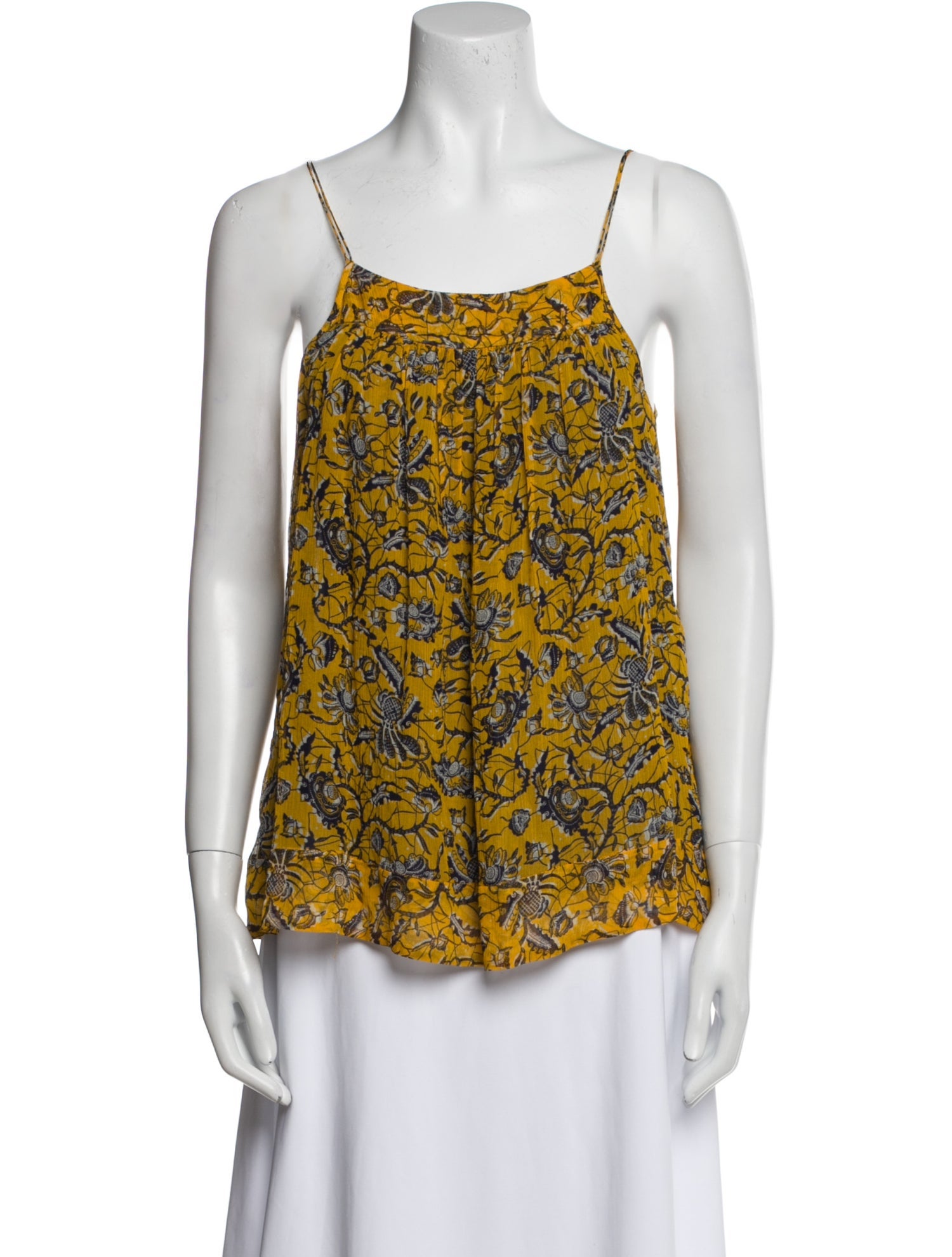 Étoile Isabel Marant Silk Floral Print Top