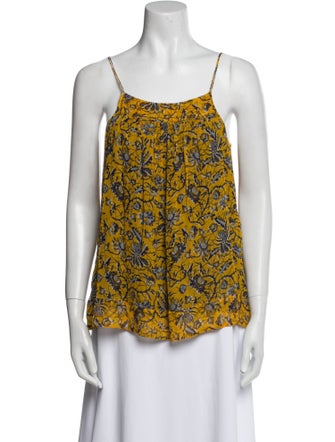 Étoile Isabel Marant Silk Floral Print Top