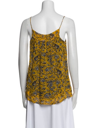 Étoile Isabel Marant Silk Floral Print Top