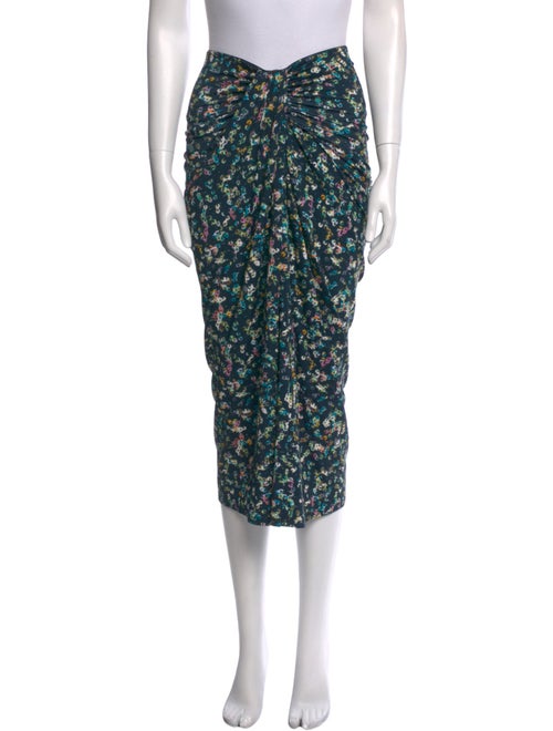 Étoile Isabel Marant Floral Print Midi Length Skirt