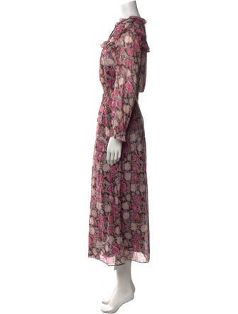 Étoile Isabel Marant Floral Print Midi Length Dress