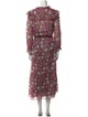 Étoile Isabel Marant Floral Print Midi Length Dress