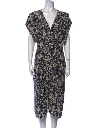 Étoile Isabel Marant Printed Midi Length Dress