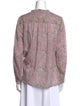 Étoile Isabel Marant Printed Mock Neck Blouse