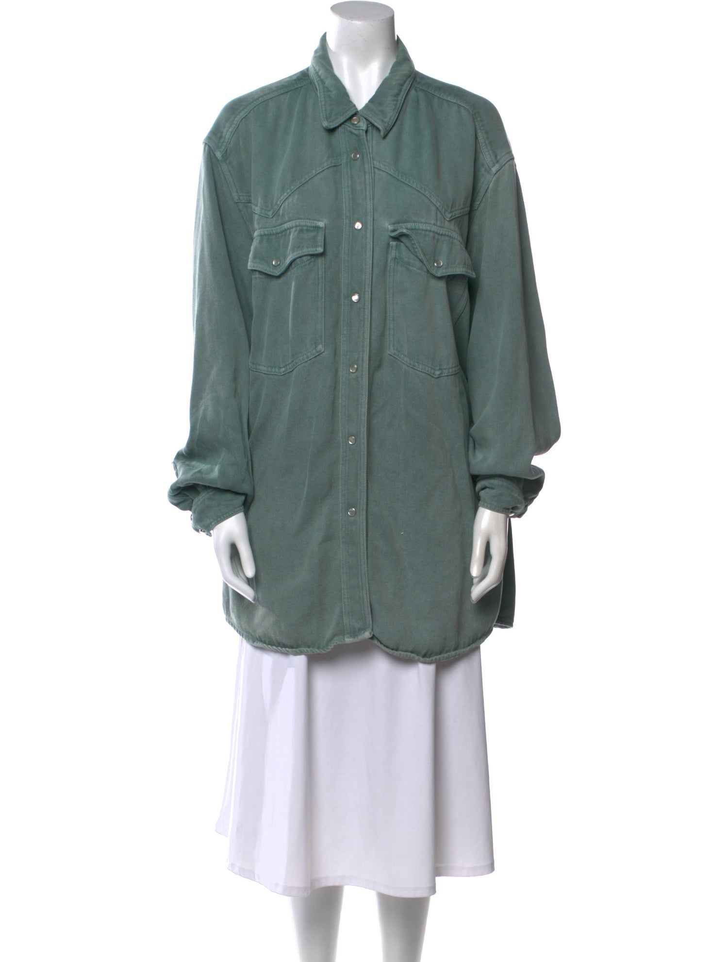 Étoile Isabel Marant Long Sleeve Button-Up Top