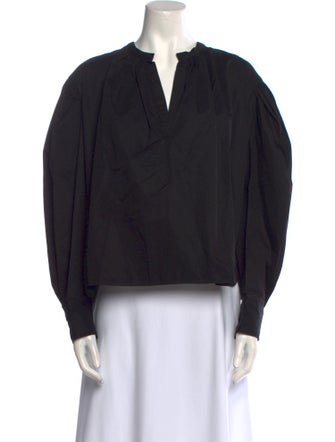 Étoile Isabel Marant V-Neck Long Sleeve Sweatshirt