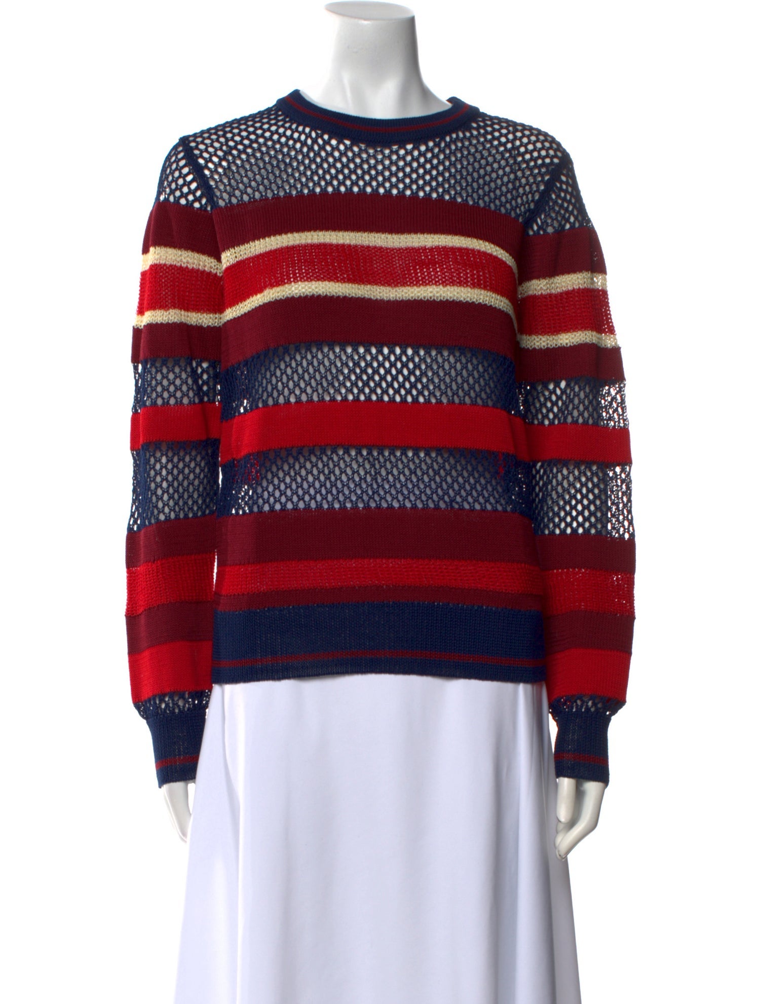 Étoile Isabel Marant Striped Crew Neck Sweater