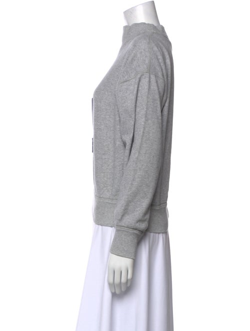 Étoile Isabel Marant Graphic Print Mock Neck Sweatshirt