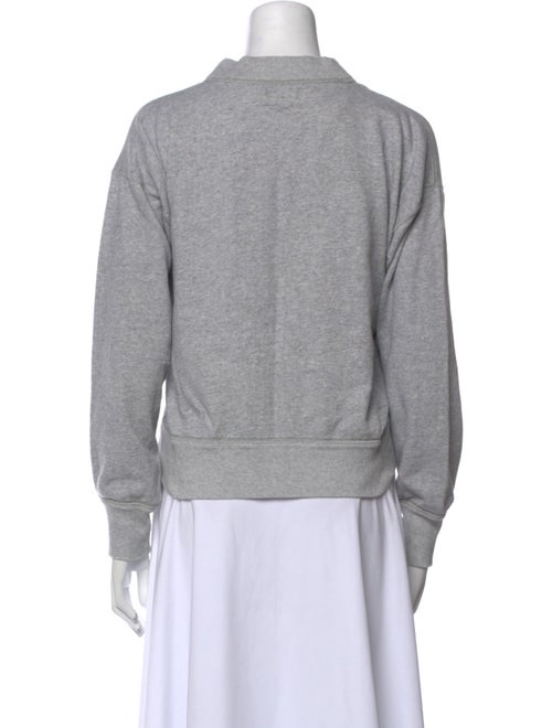 Étoile Isabel Marant Graphic Print Mock Neck Sweatshirt