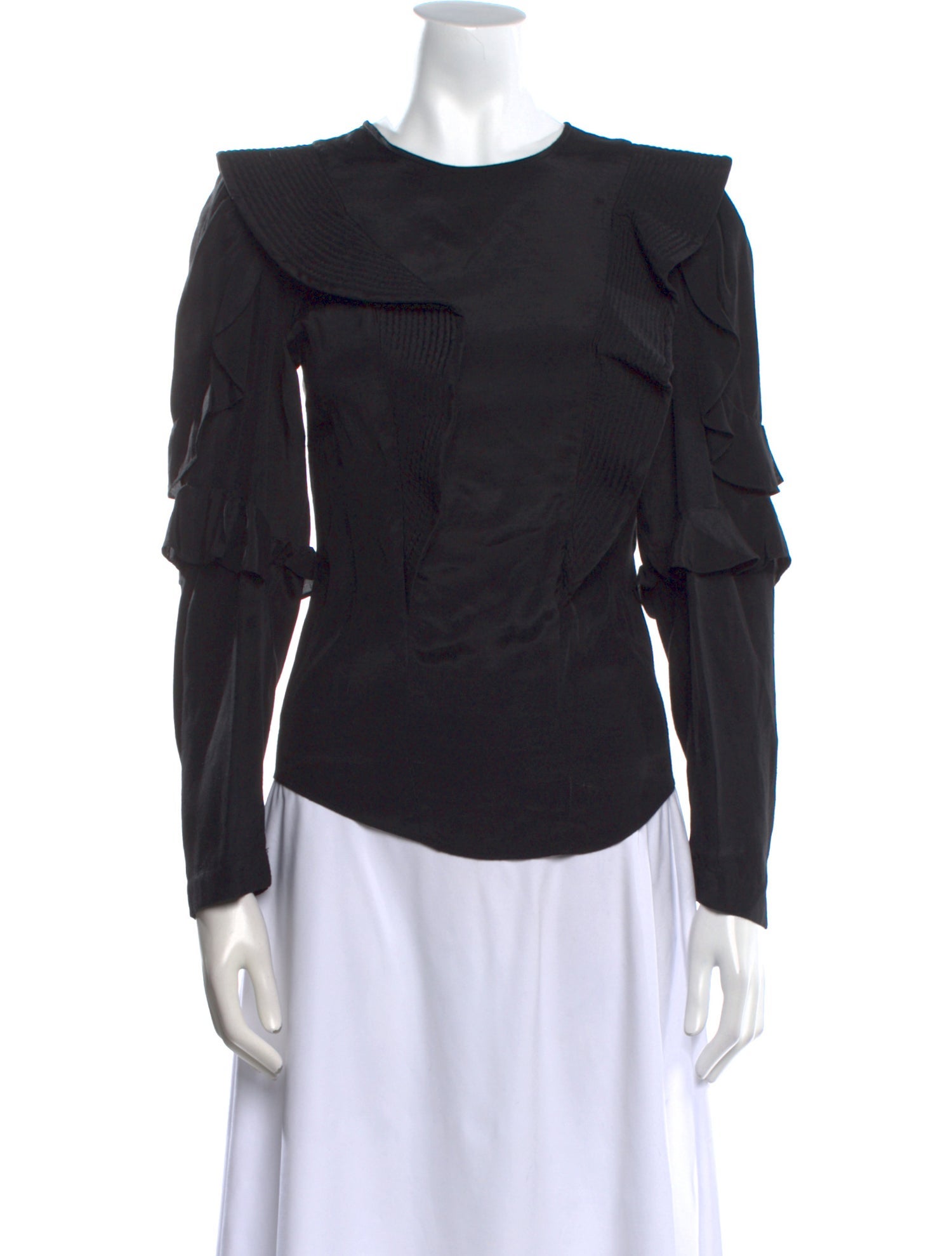 Étoile Isabel Marant Crew Neck Long Sleeve Blouse