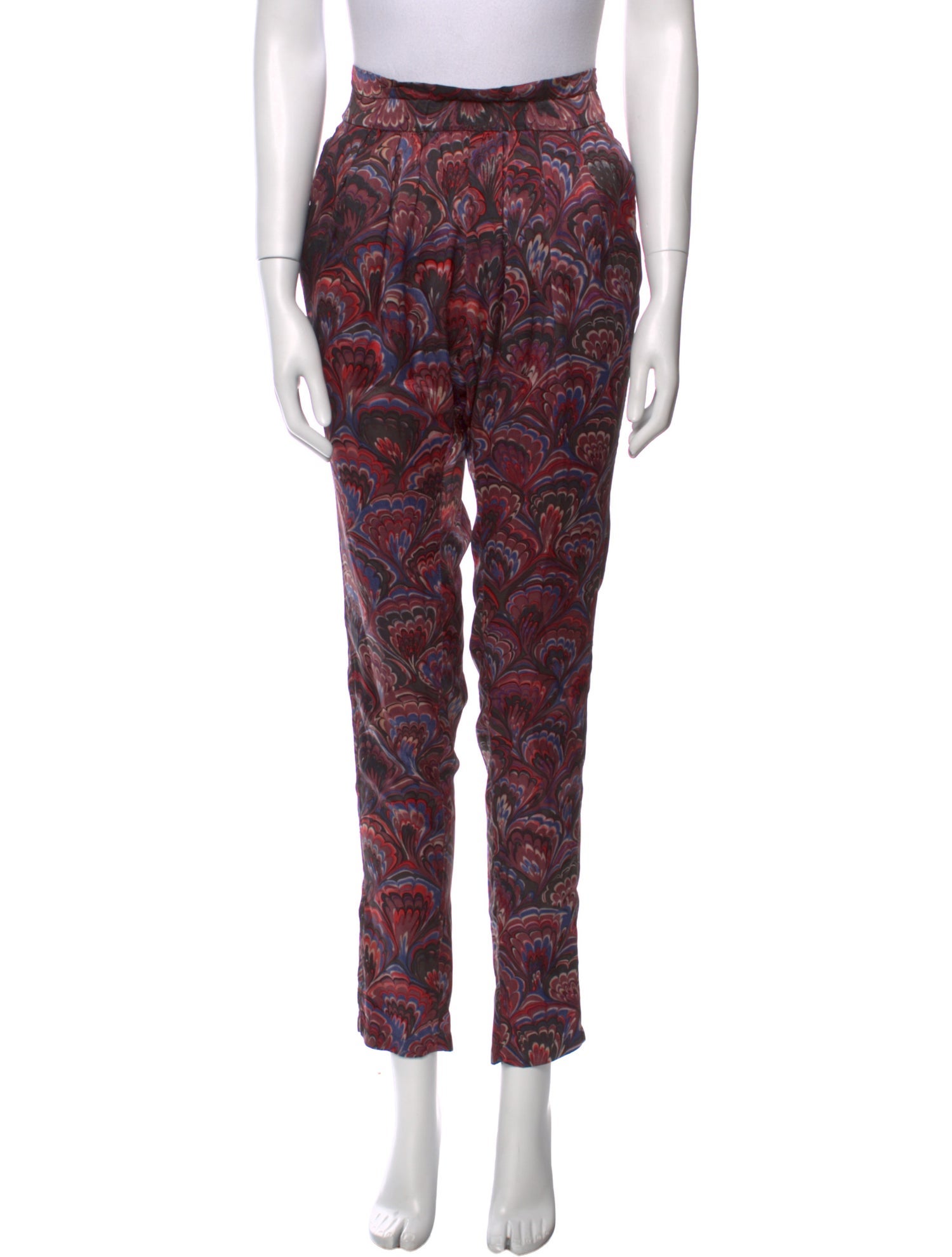 Étoile Isabel Marant Silk Skinny Leg Pants