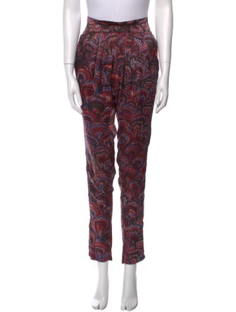 Étoile Isabel Marant Silk Skinny Leg Pants