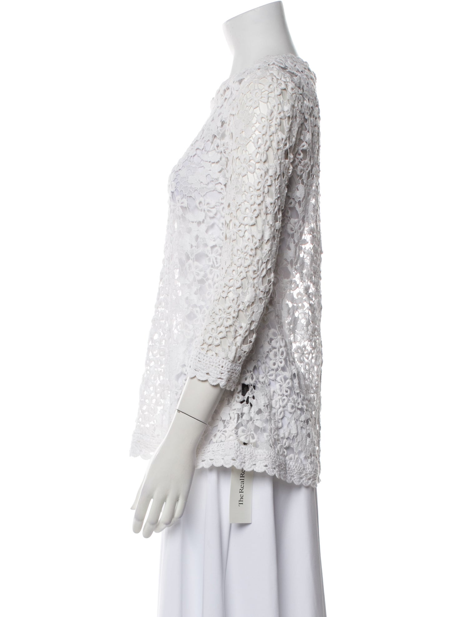 Étoile Isabel Marant Lace Pattern Crew Neck Blouse